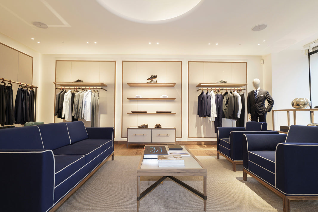 The new Kiton boutique in Hamburg at Neuer Wall 69