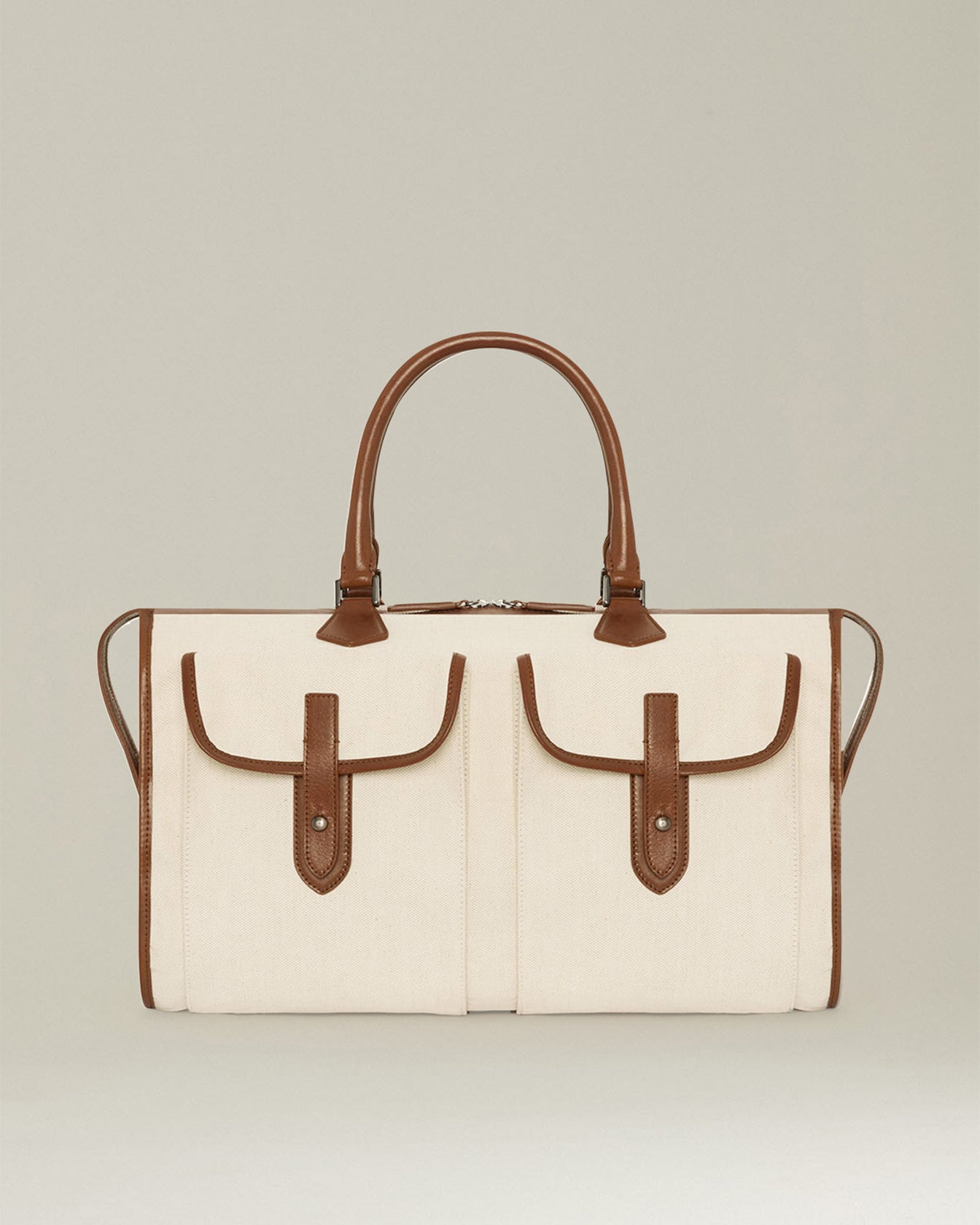 JOURNEY COTTON AND LEATHER BAG