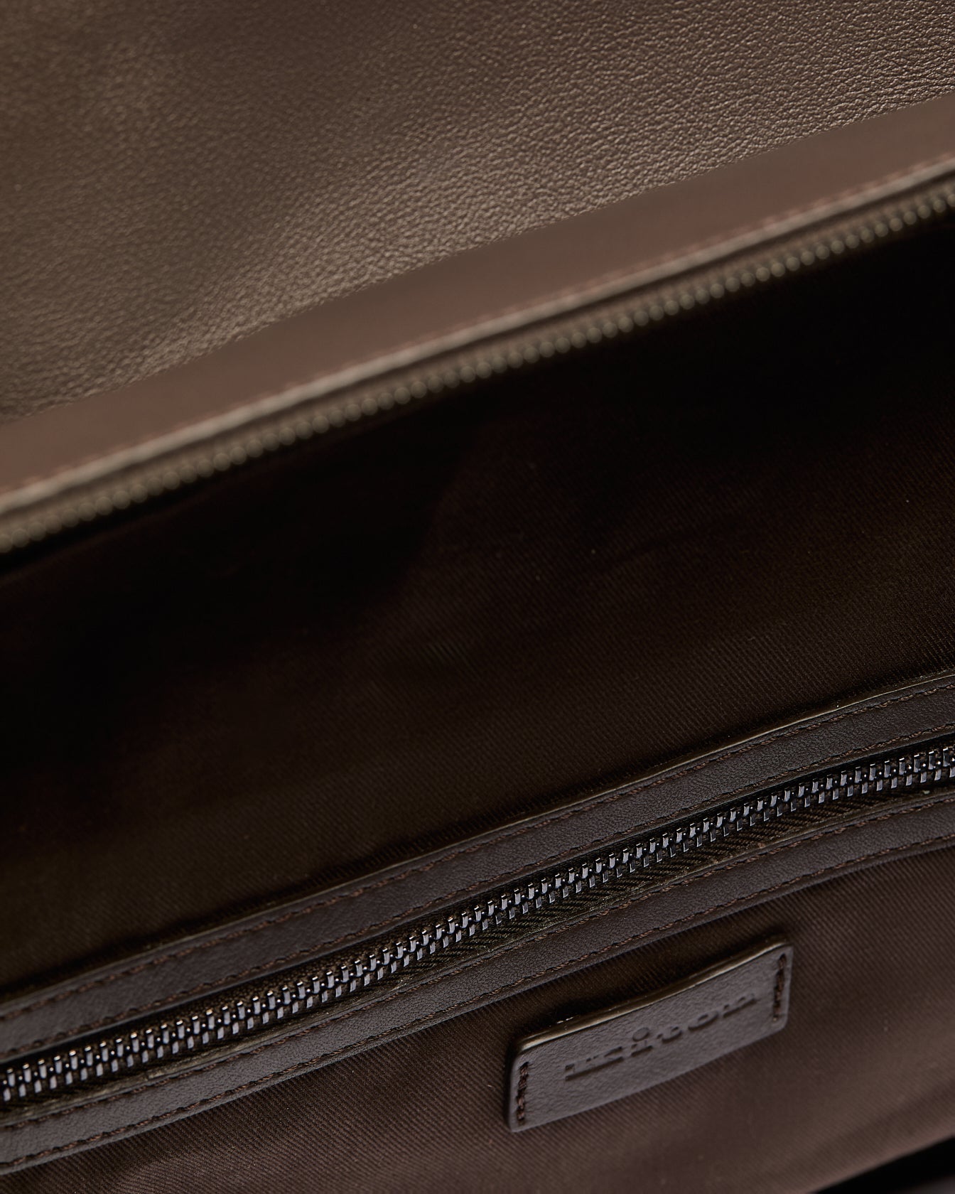 DARK BROWN CALFSKIN WEEKEND BAG