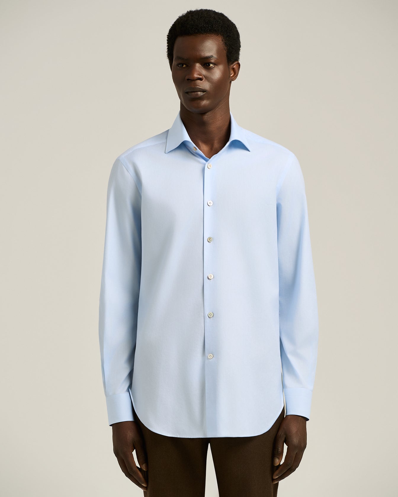 FORMAL' REGULAR FIT SHIRT IN SKY BLUE COTTON