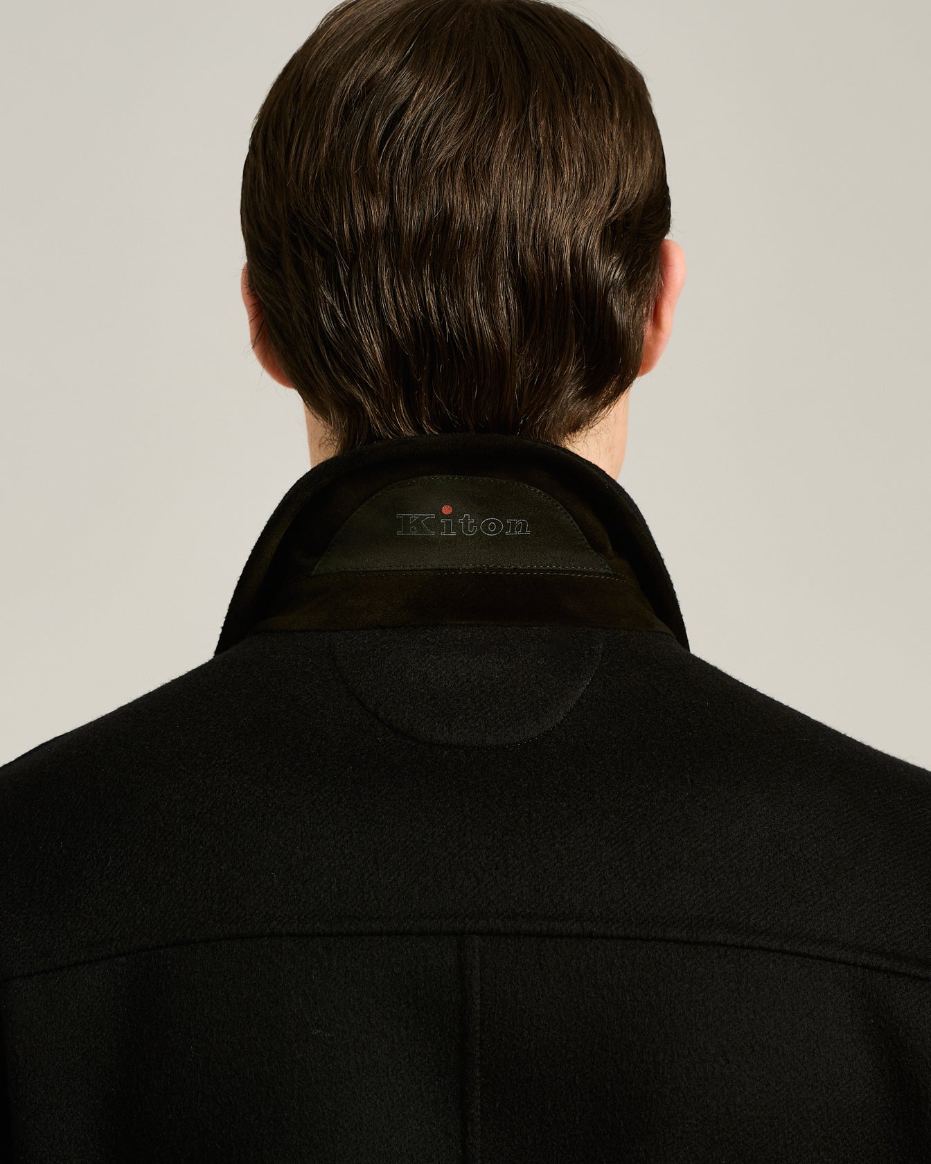 BOMBER IN PURE BLACK CASHMERE