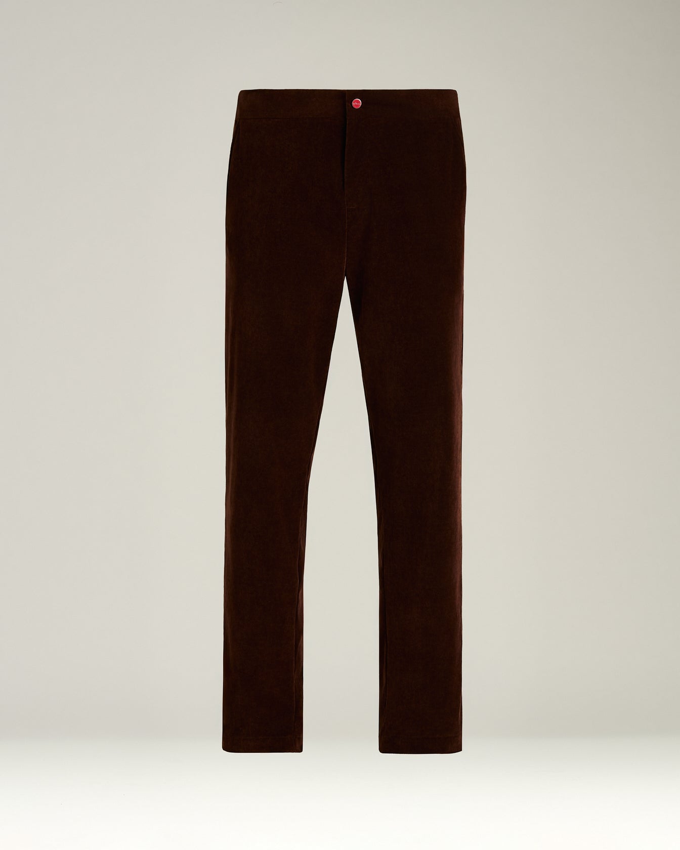 men’s dark brown corduroy trousers